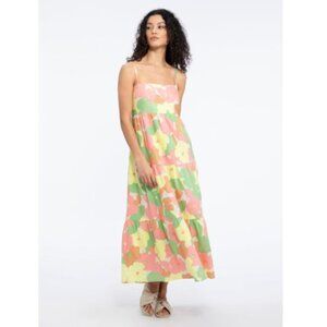 Social Standards by Sanctuary Floral Collage Get-Away Maxi Dress XXL